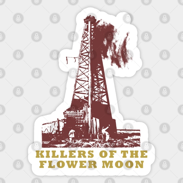 Killers of The Flower Moon Sticker by snowblood
